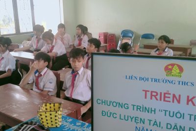 Triển Khai Chương Trình “Tuổi Trẻ Việt Nam – Rèn Đức, Luyện Tài, Dẫn Dắt Tương Lai” Tại Trường THCS Thanh An