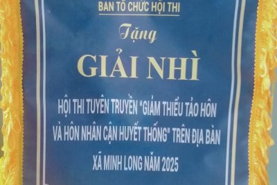 Hội thi “Tuyên truyền giảm thiểu tình trạng tảo hôn và hôn nhân cận huyết thống”